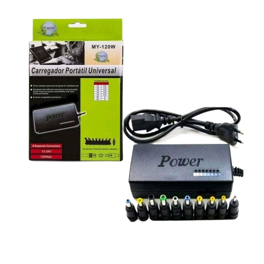 Fonte Carregador Universal Notebook Laptop Computa