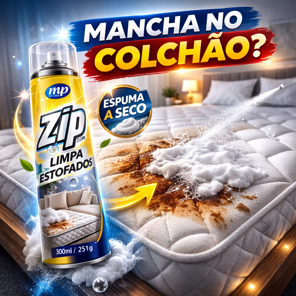 ZIP Limpa Estofados Colchao Sofa Tapete Bancos Esp