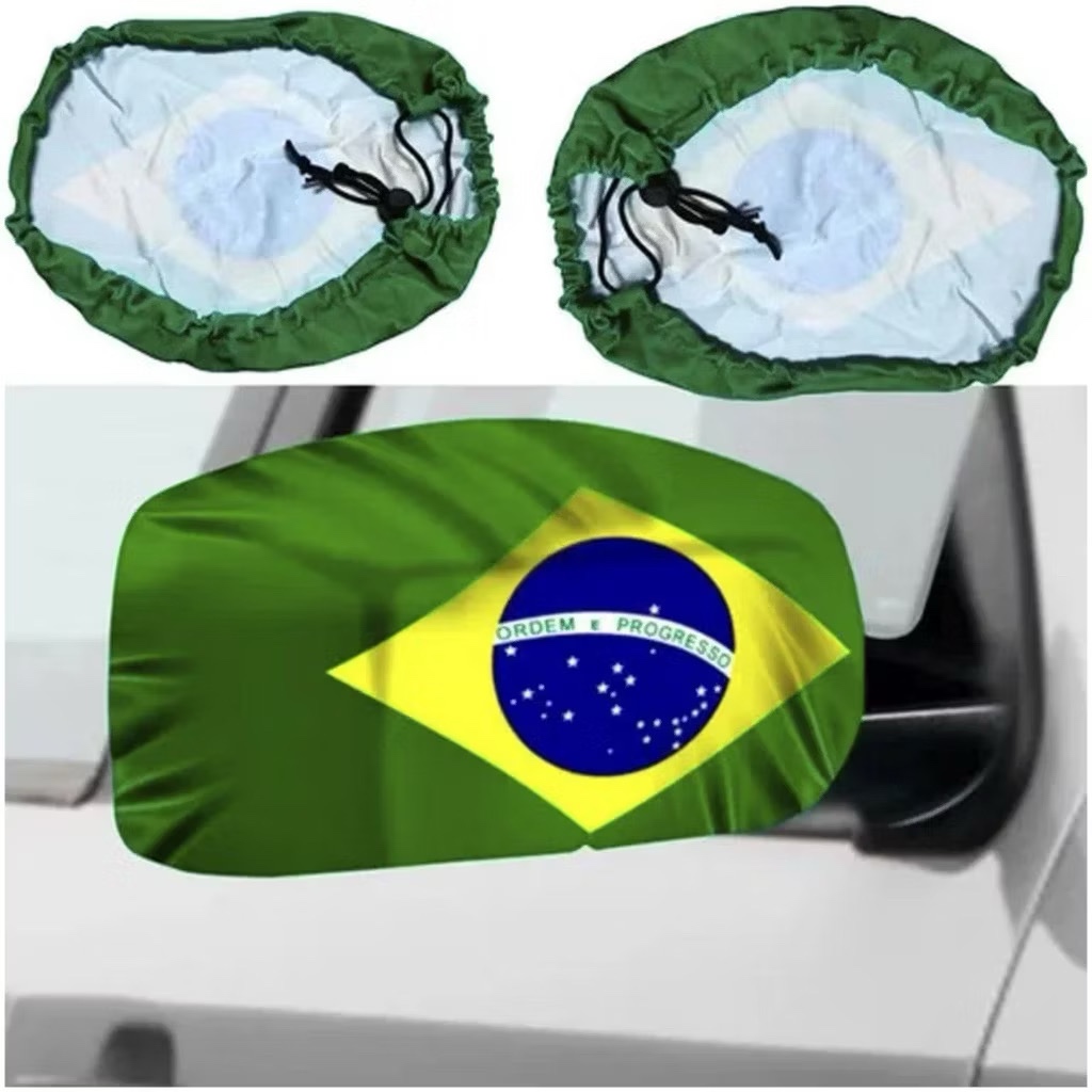 Bandeirinha Brasil Para Retrovisor de Carro Copa d