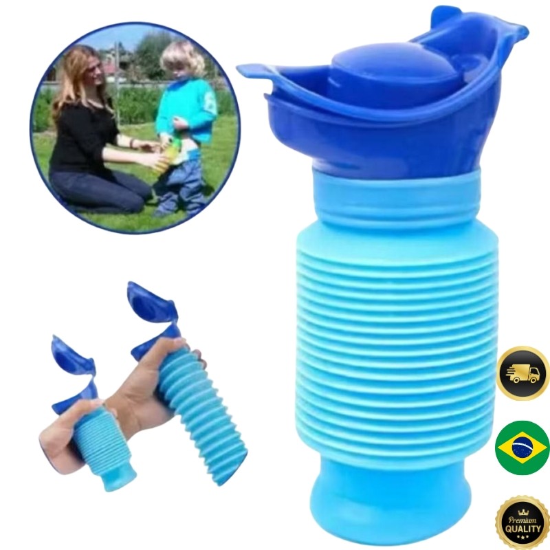 Mictório Portátil Retrátil 750ml Unissex Mascul