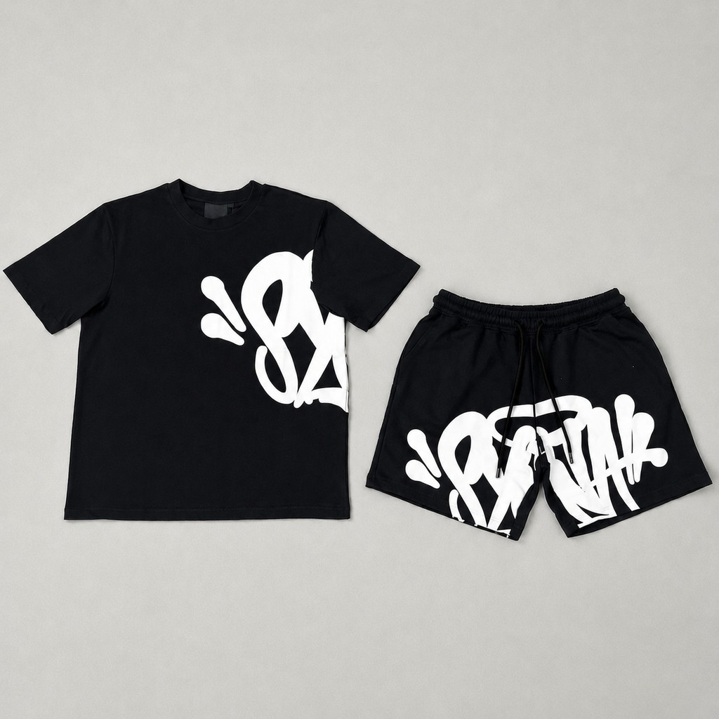 Conjunto Camiseta e Bermuda Moletom Syna Hip Hop S