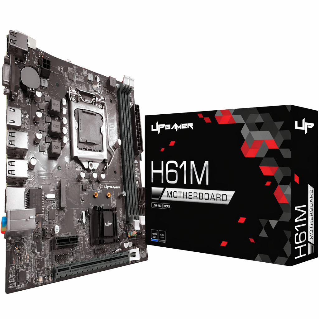 Placa Mãe Gamer Lag 1155 UpGamer H61-M DDR3 16GB 
