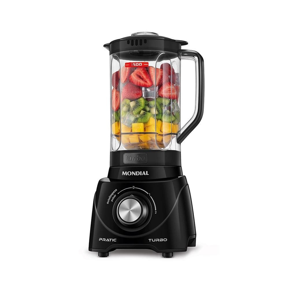 Liquidificador Mondial L-98-B Pratic Turbo com 2 V