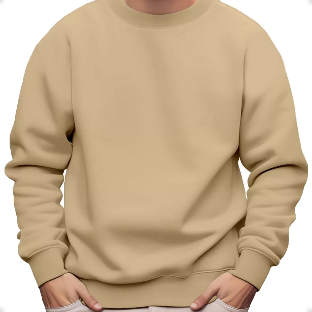 Moletom Gola Redonda Unissex Blusa De Frio Careca 