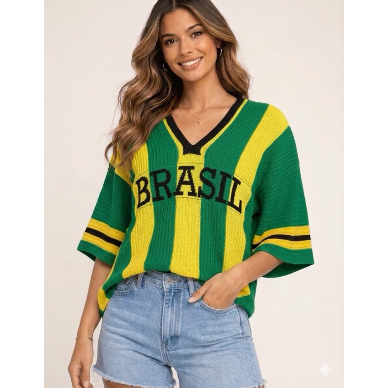 Blusa ampla do Brasil
