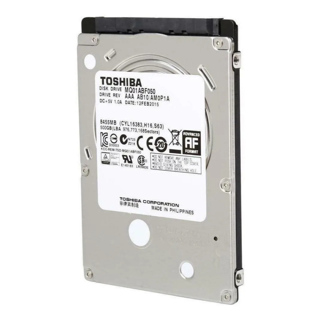 Disco Rígido Hd Interno Toshiba Mq01abf050 500gb 
