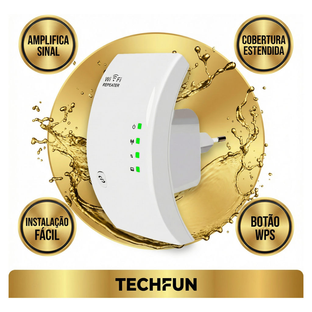 Repetidor Wifi Amplificador 600Mps 2 Antenas Ultra