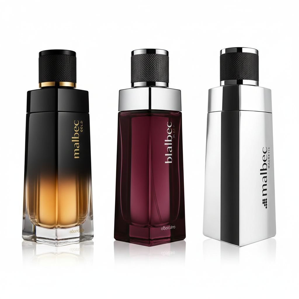 Kit 3 Perfumes Malbec Masculino Importado Aroma Ma