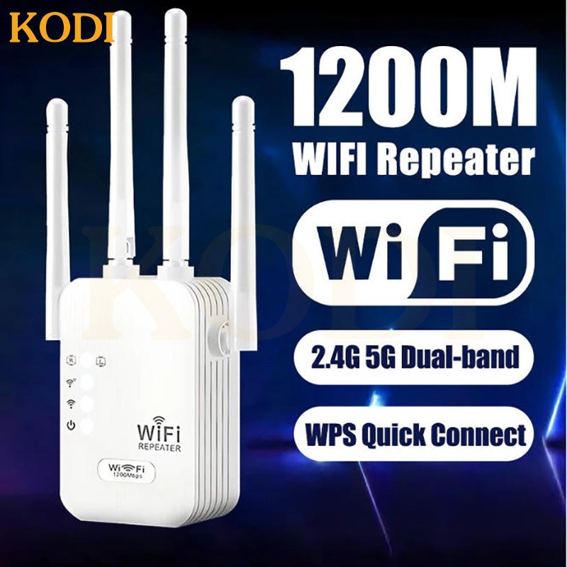 Amplificador Repetidor Wi-Fi , 1200Mbps , 2.4G  , 