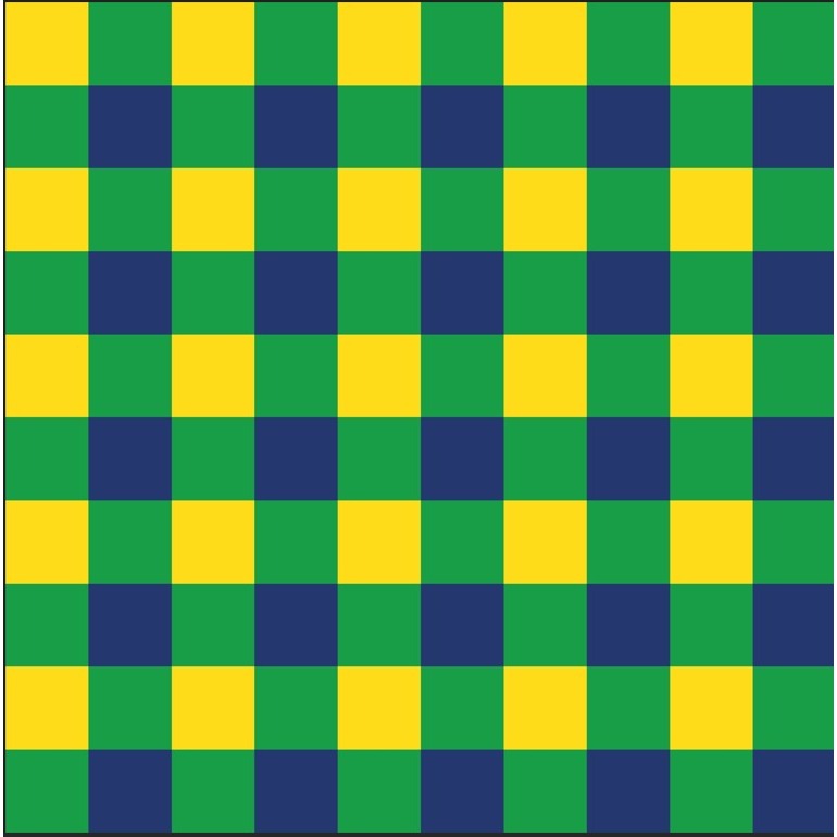 Tecido Oxford Estampado Xadrez Brasil 18 Varejo Te