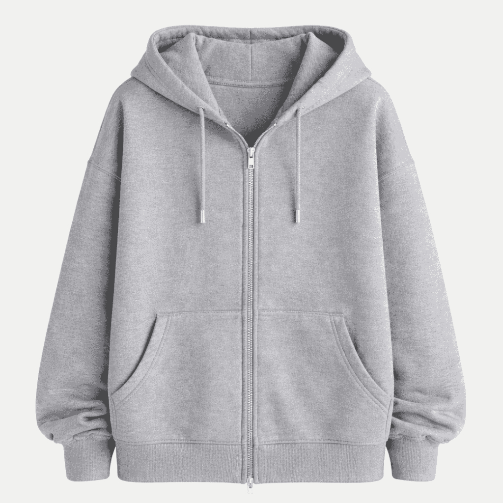 Moletom Com Ziper Touca Masculino E Feminino Confo