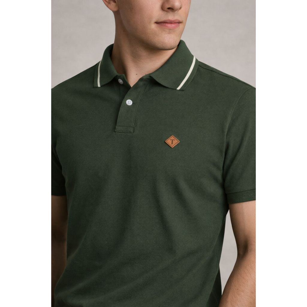Camisa Gola Polo Masculina 100% Algodão Camiseta 