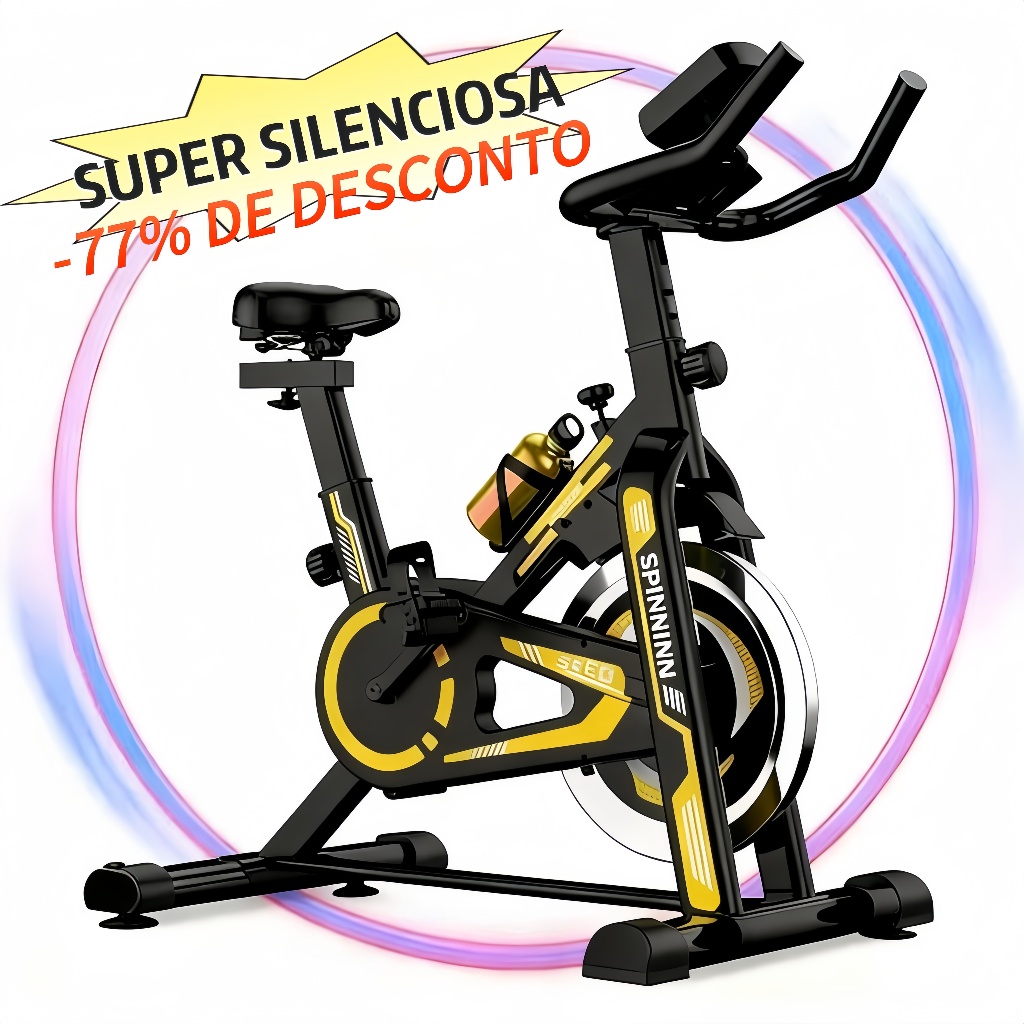 Bicicleta Ergométrica Spinning Profissional 150kg