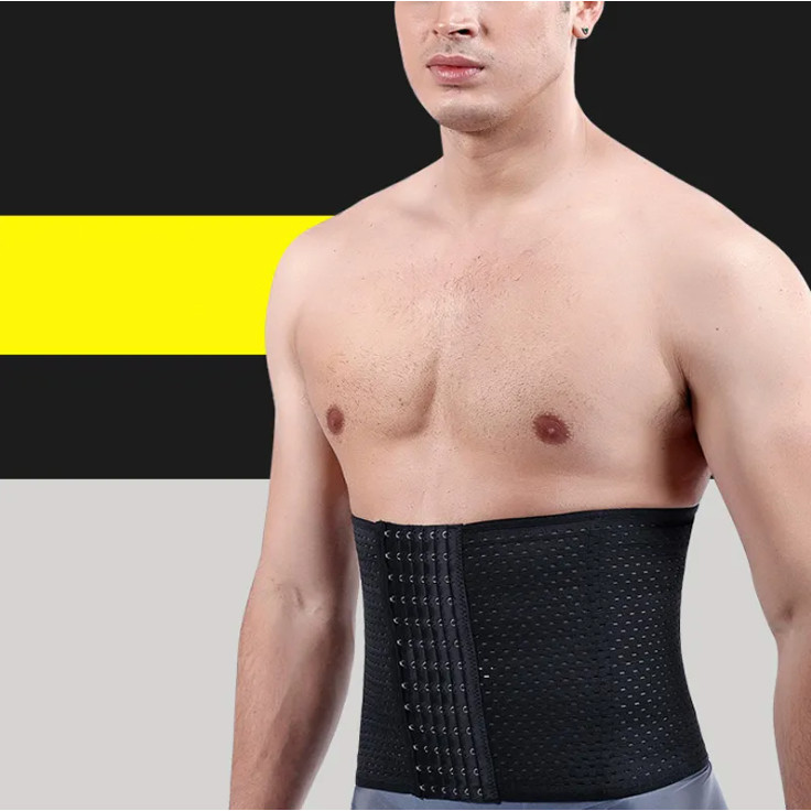 Cinta Abdominal Masculina  Ajustável, com Suporte