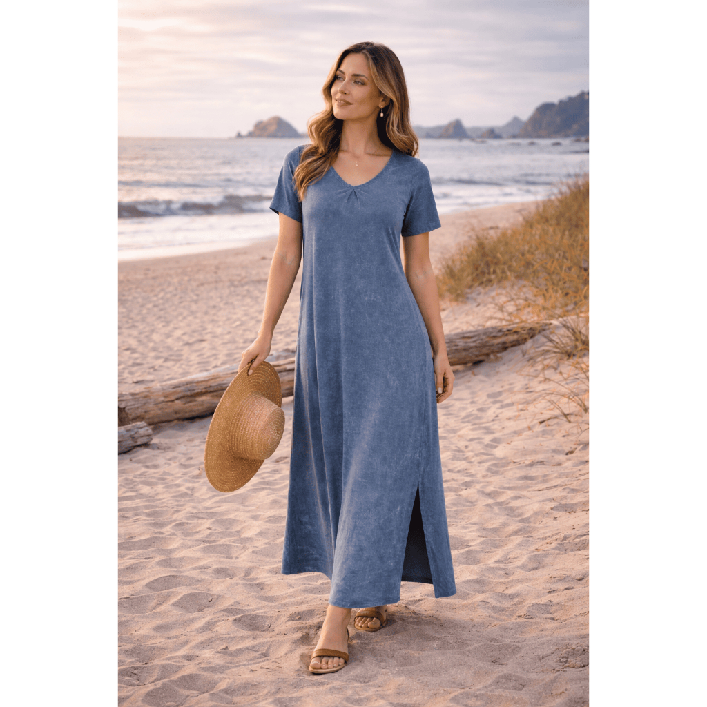 Vestido Evangélico Longo SULLY 100% Algodão Esto