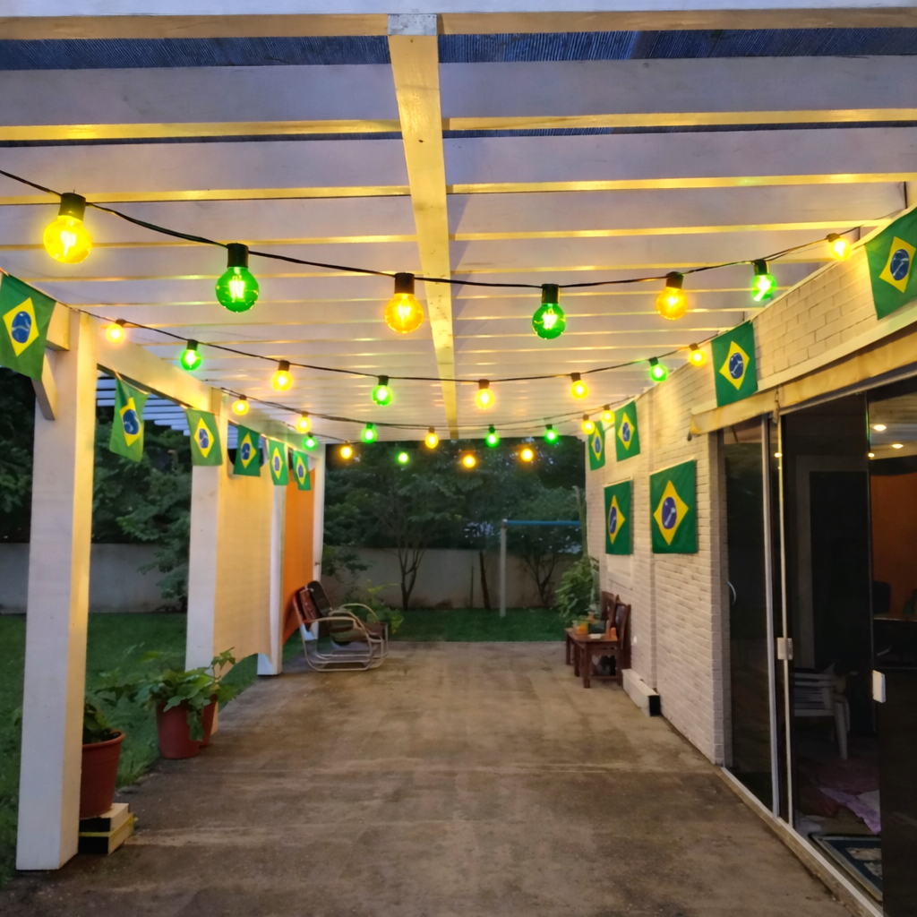 Varal de Luz DECORAÇÃO DA COPA DO MUNDO – 