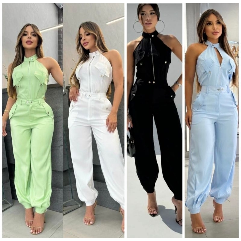 Conjunto Feminino Alfaiataria Divo  Blusa Elegante