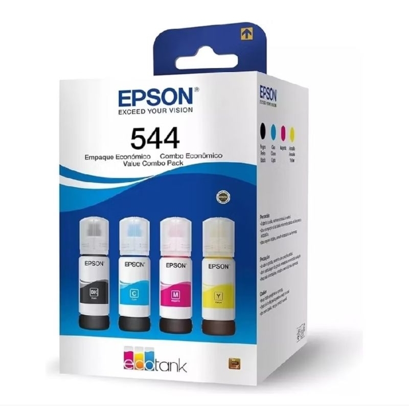 COMBO 4 REFIl TINTA  P/ L3150 L3250 L5590 E MAIS&#