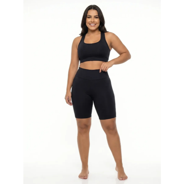 Bermuda Feminina Legging Suplex Fitness Esporte Ac