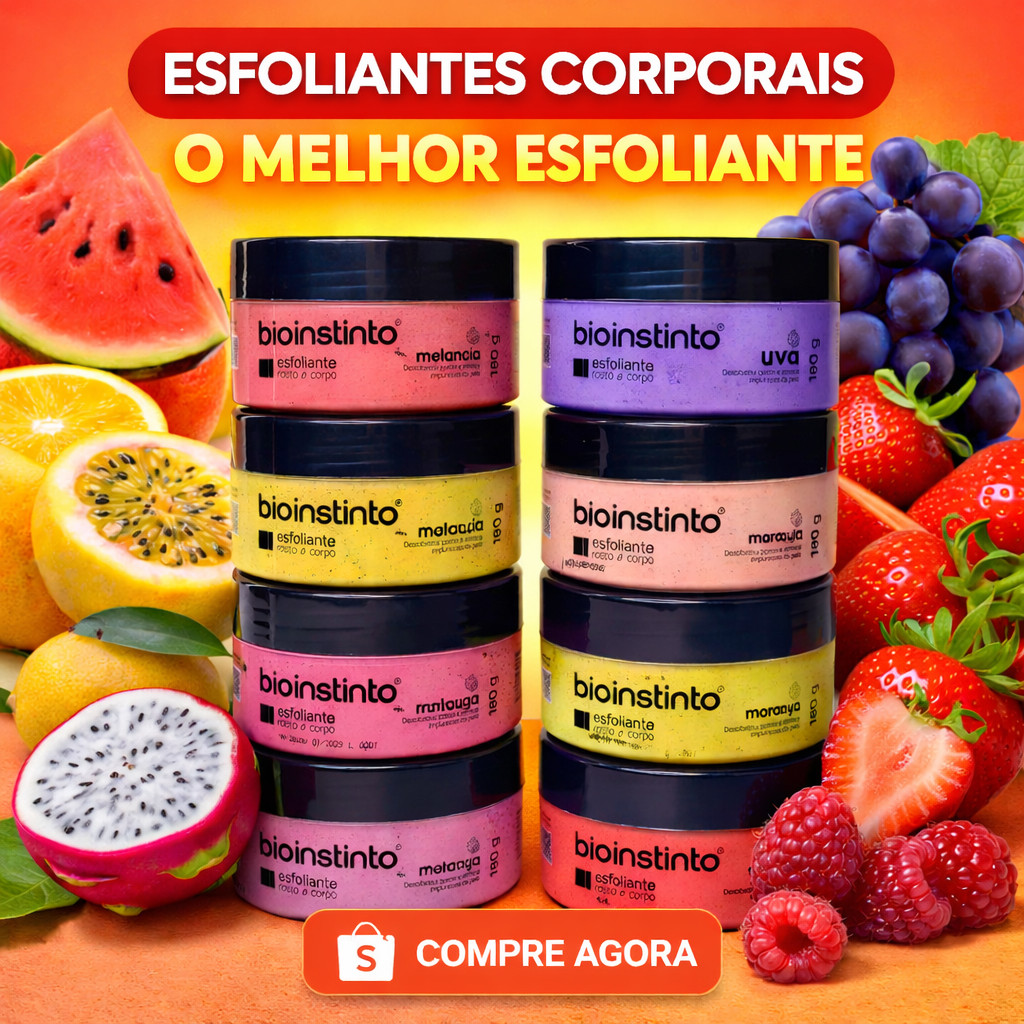 Kit 6 Esfoliante corpo Banho Premium Hidratação 
