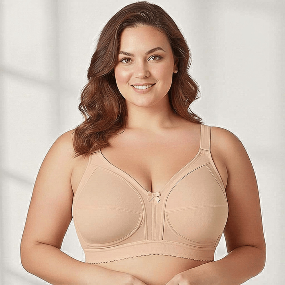 Sutiã Plus Size Feminino Reforçado Poliamida Com