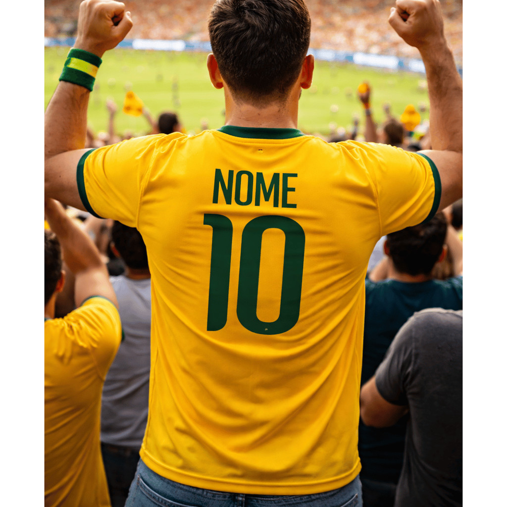 Camiseta DRYFIT Personalizada Unissex Brasil Hexa 