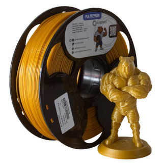 FILAMENTO 3D PLA PREMIUM 1,75 MM – DOURADO