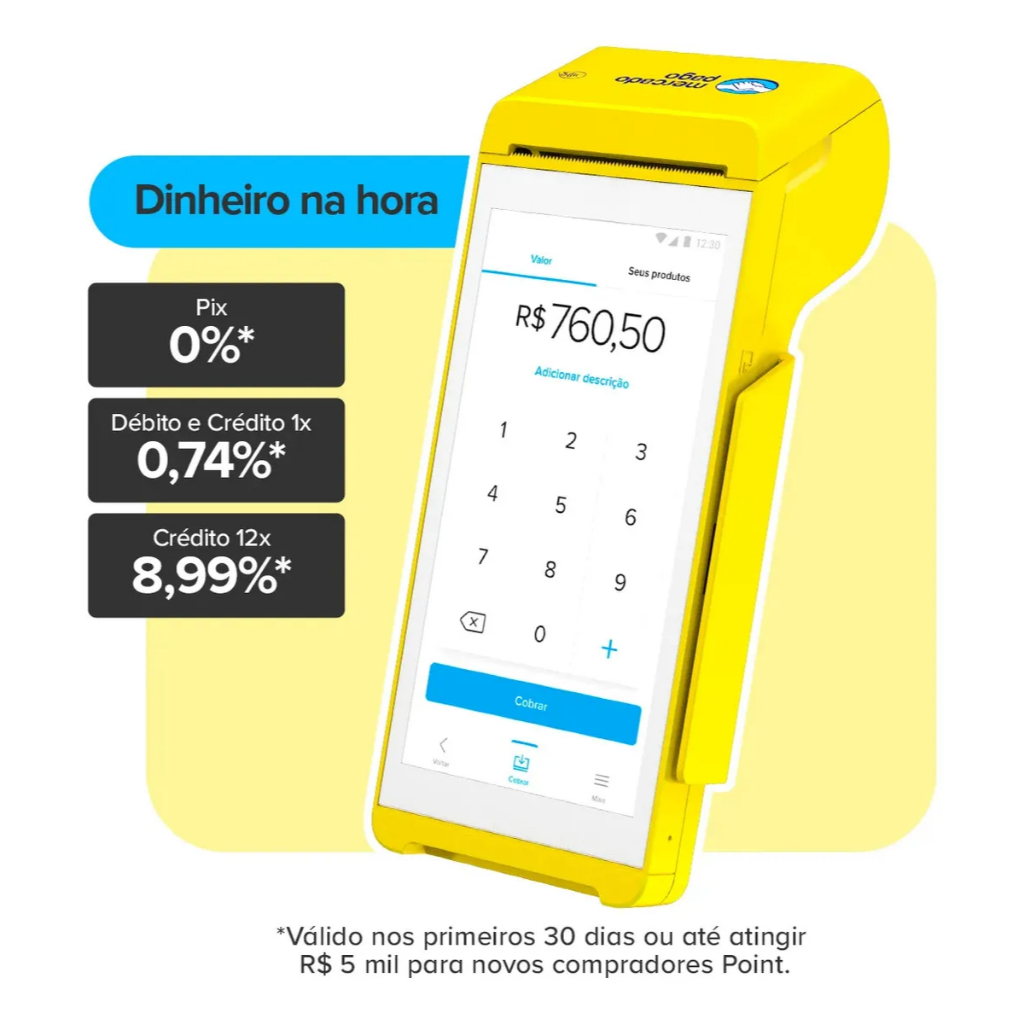 Maquininha Smart 2 Touch 5.5 Android 4G Wi-Fi Com 