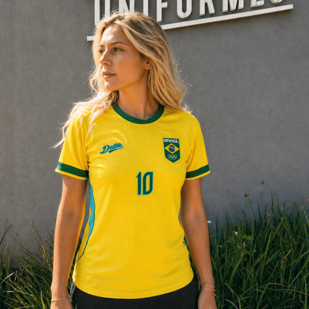 Camisa Seleção Brasileira Adulto Personalizada N