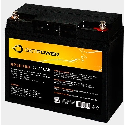 Bateria 18ah Getpower para UPS Nobreak Brinquedos 