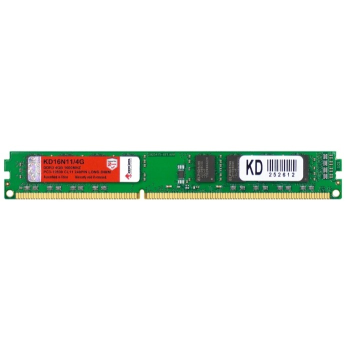 Memória RAM Keepdata 04GB DDR3 1600MHz / MEMORIA 