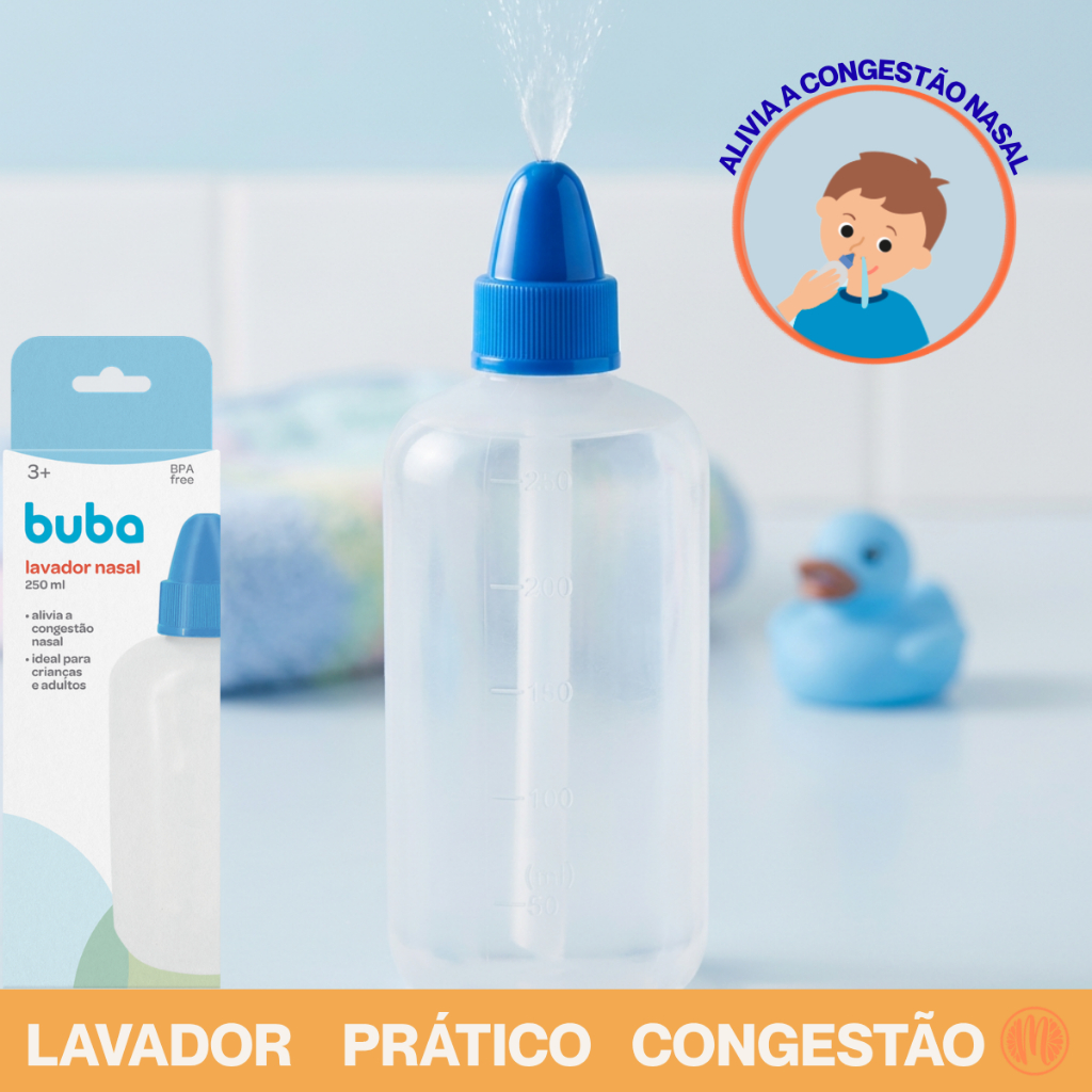 Lavador Higienizador Nasal Buba Infantil Adulto Si