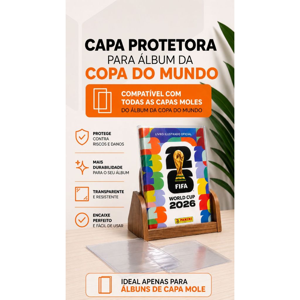 Capa Protetora Álbum CAPA MOLE Copa Do Mundo 2026