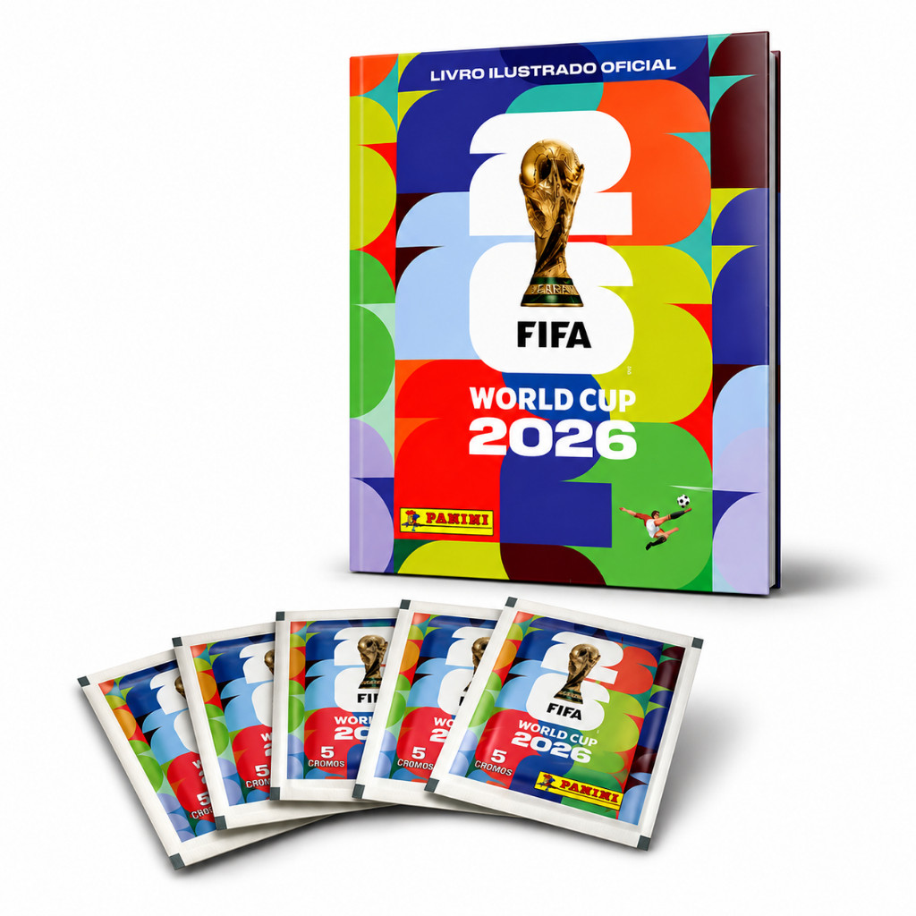 Kit Album + Figurinhas Copa do Mundo 2026 Oficial 
