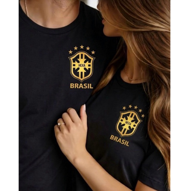 KIT 2 Camisa  plus size Casal personalizada de Tim