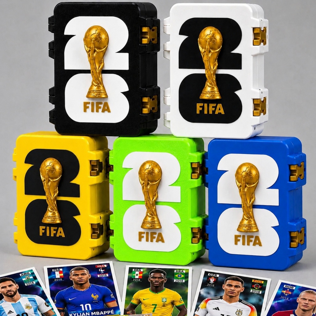 Porta Figurinha p/ Álbum Copa do Mundo 2026 ̵
