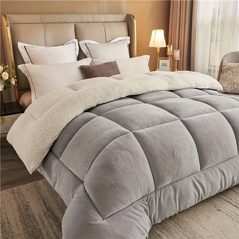 Coberdrom Edredom Casal Queen Manta Sherpa Dupla F