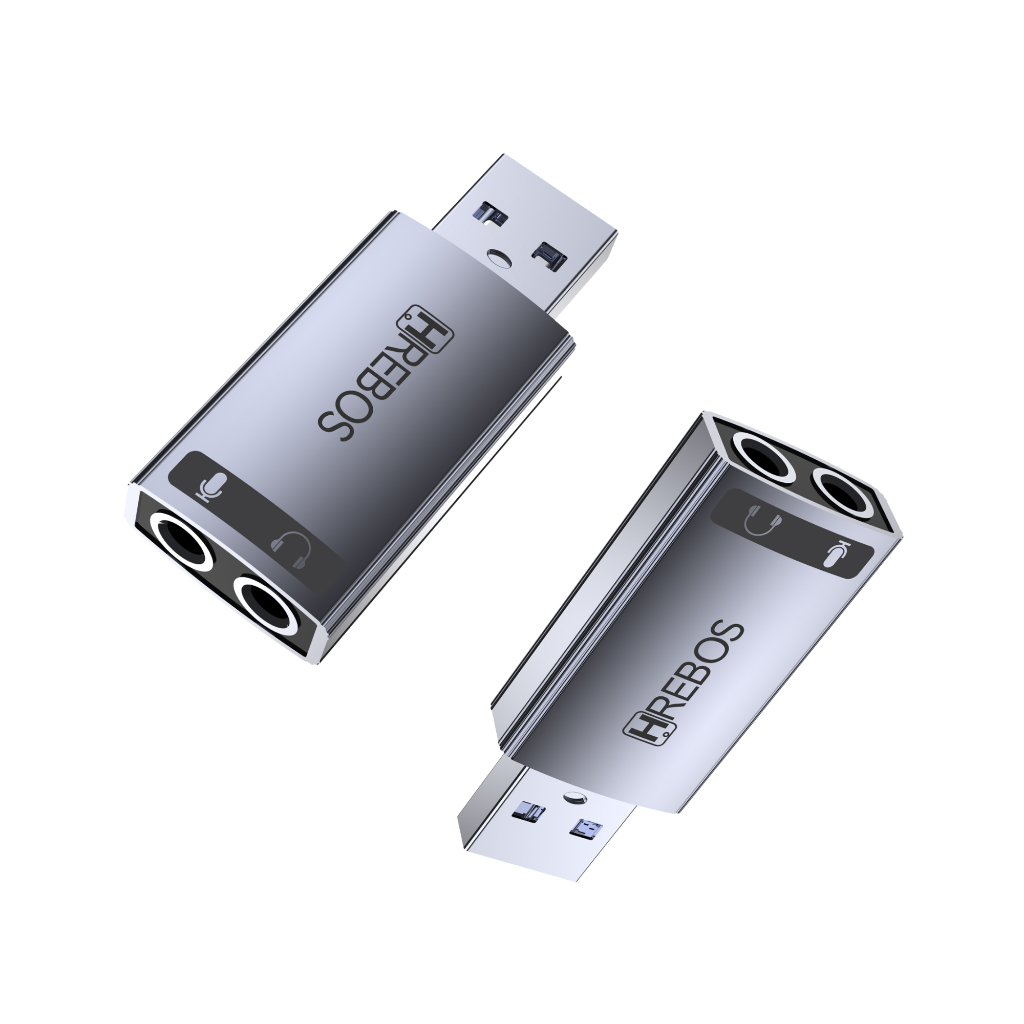 Placa De Som Externa USB P2 Estéreo 7.1 Adaptador