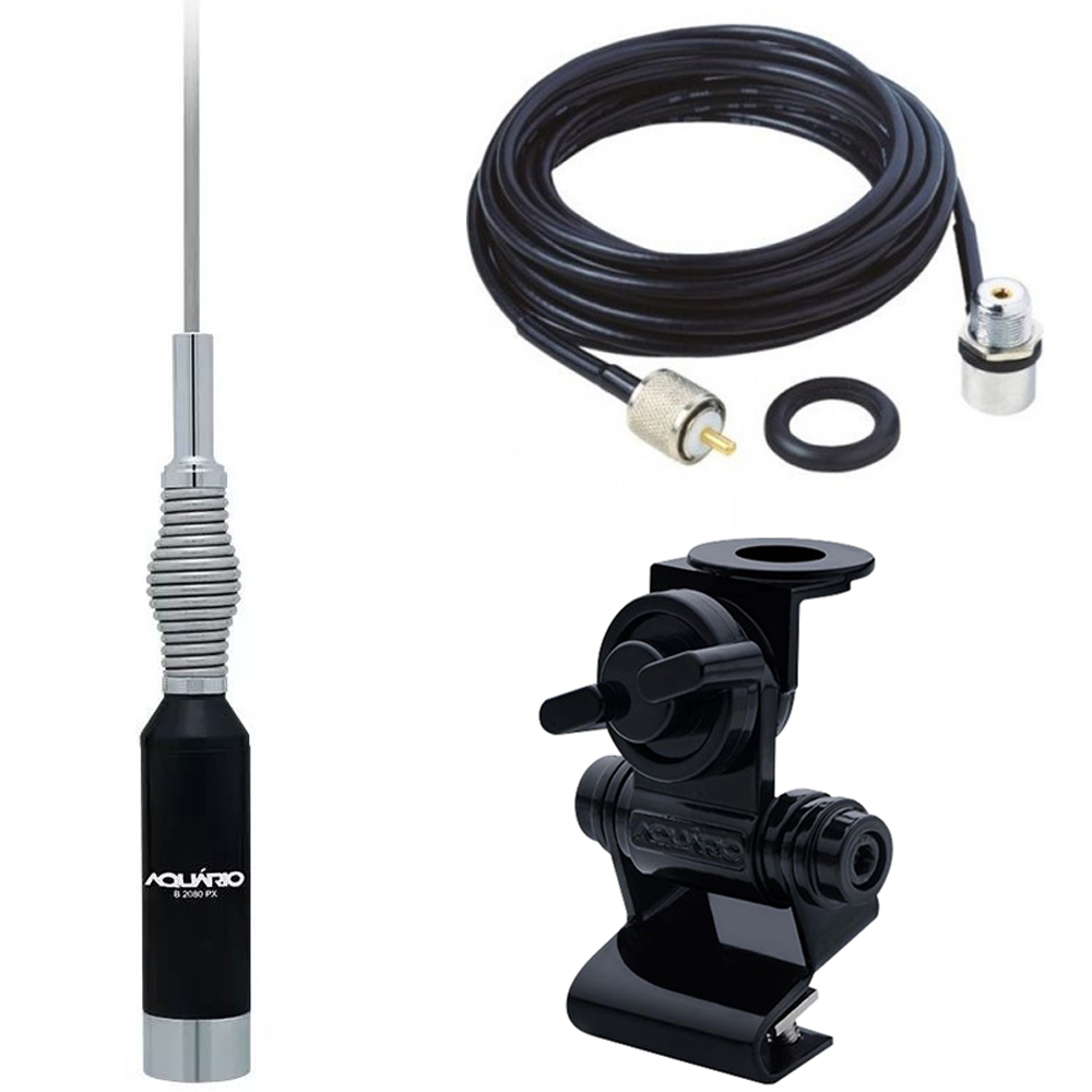 Antena Móvel Px 1,23 Metros Inox B-2080 Suporte P