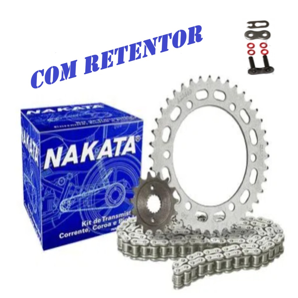 Kit Relação Tração Transmissão Yamaha Fazer 2