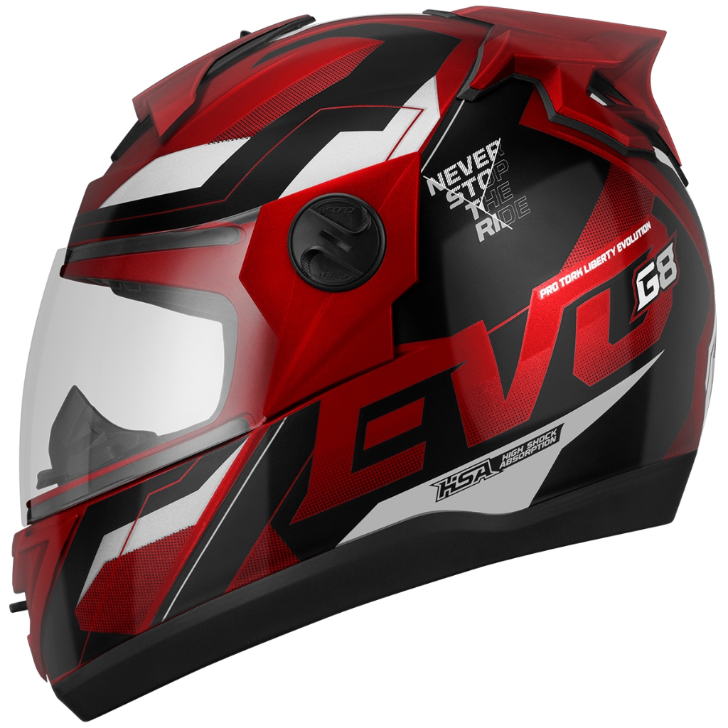 Capacete Fechado Moto Pro Tork Evolution G8 Evo Ma