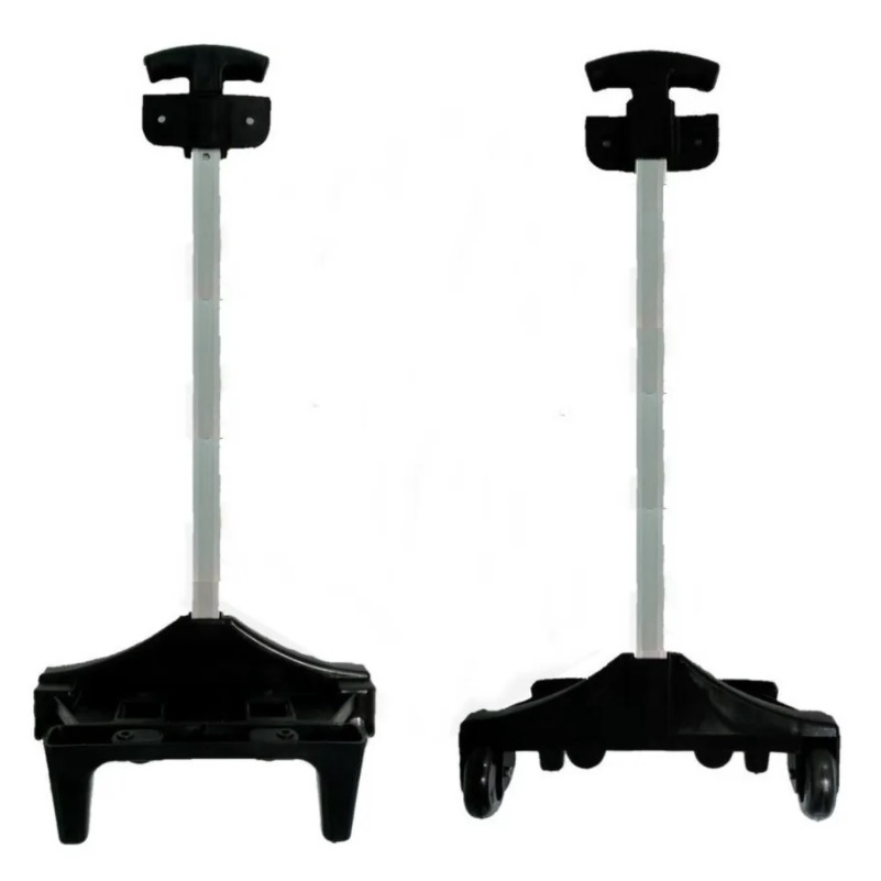 Carrinho Preto 1 Haste 43 A 48 Cm Alumínio Rodinh