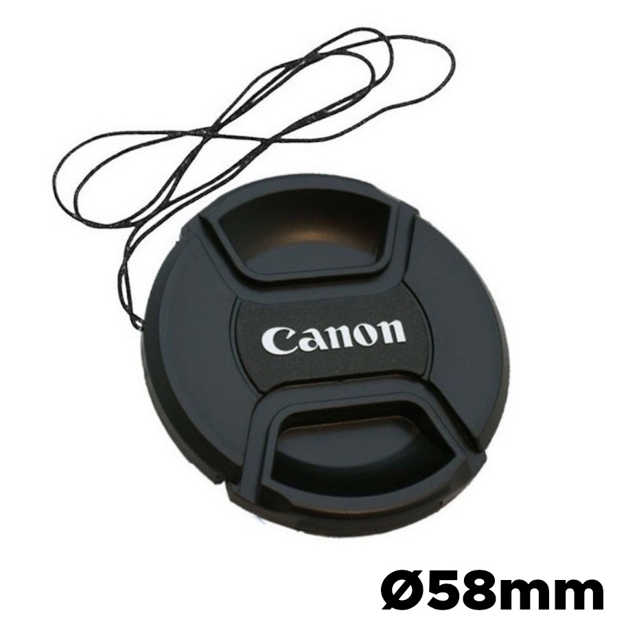 Tampinha Canon Frontal Lente Canon Ø 58mm –