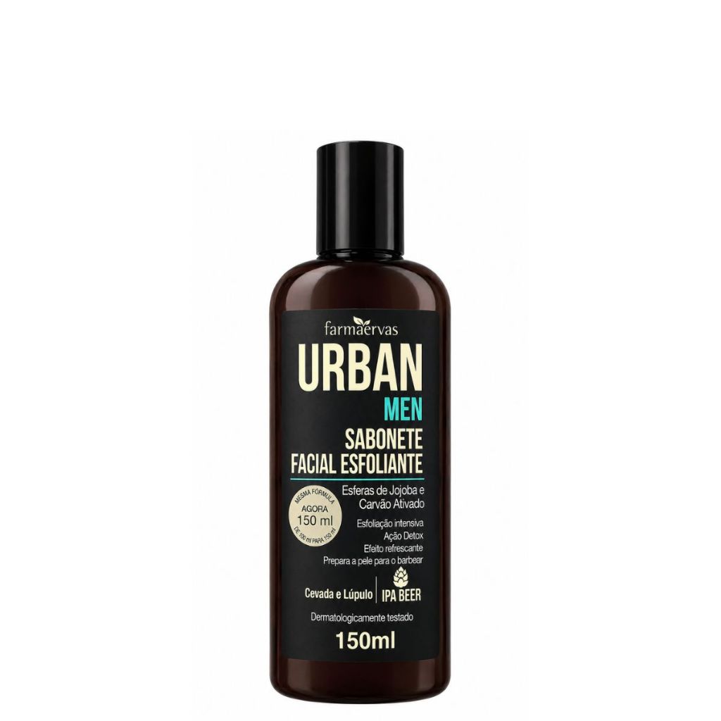 Sabonete Facial Esfoliante 150 ml Urban Men Farmae