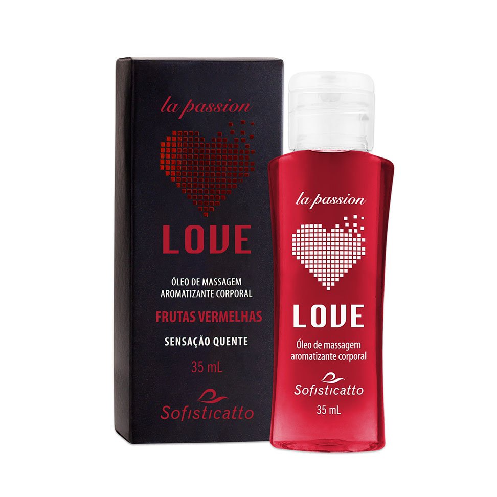 Óleo Love Frutas Vermelhas Sensação Quente 30ml