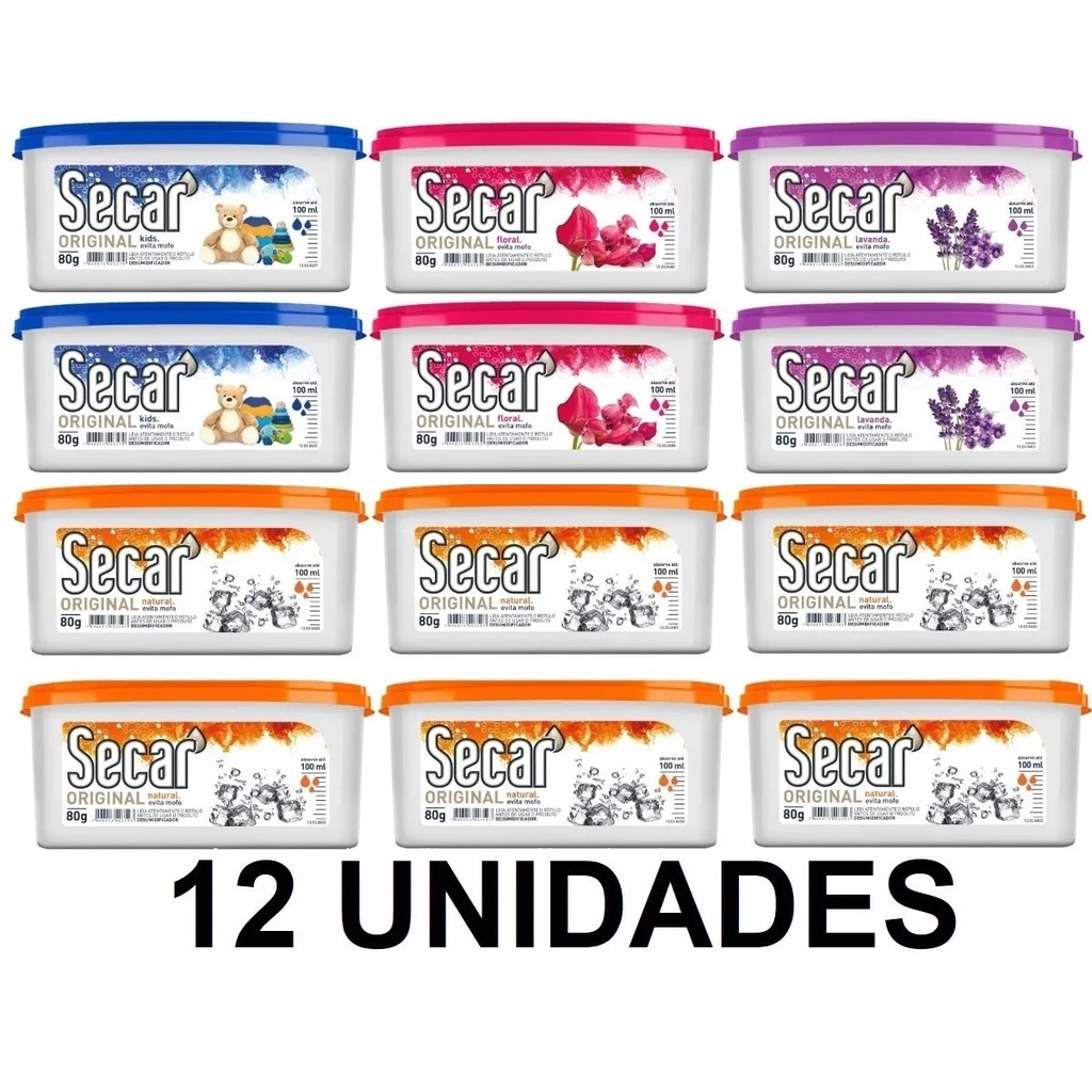 12 unid Anti Mofo Desumidificador Secar Original 6