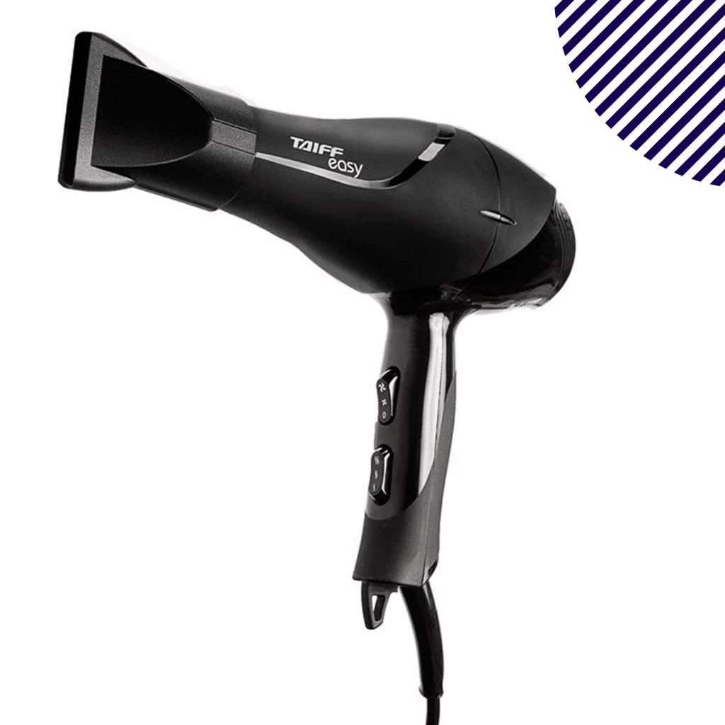 Secador de Cabelo Profissional Taiff Easy Preto 17
