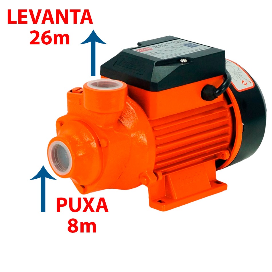Bomba Dágua Periférica 1/2 HP 0,5CV BP500 Intech