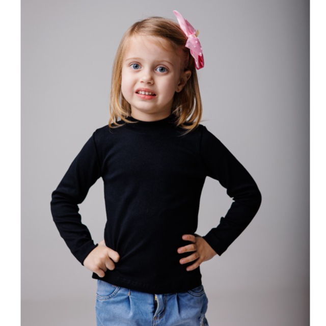 Blusa Gola Alta Manga Longa INFANTIL MENINA 4 AO 1