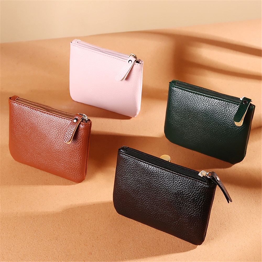 Mulheres Homens Coin Purse Pequena Mudança Cartei